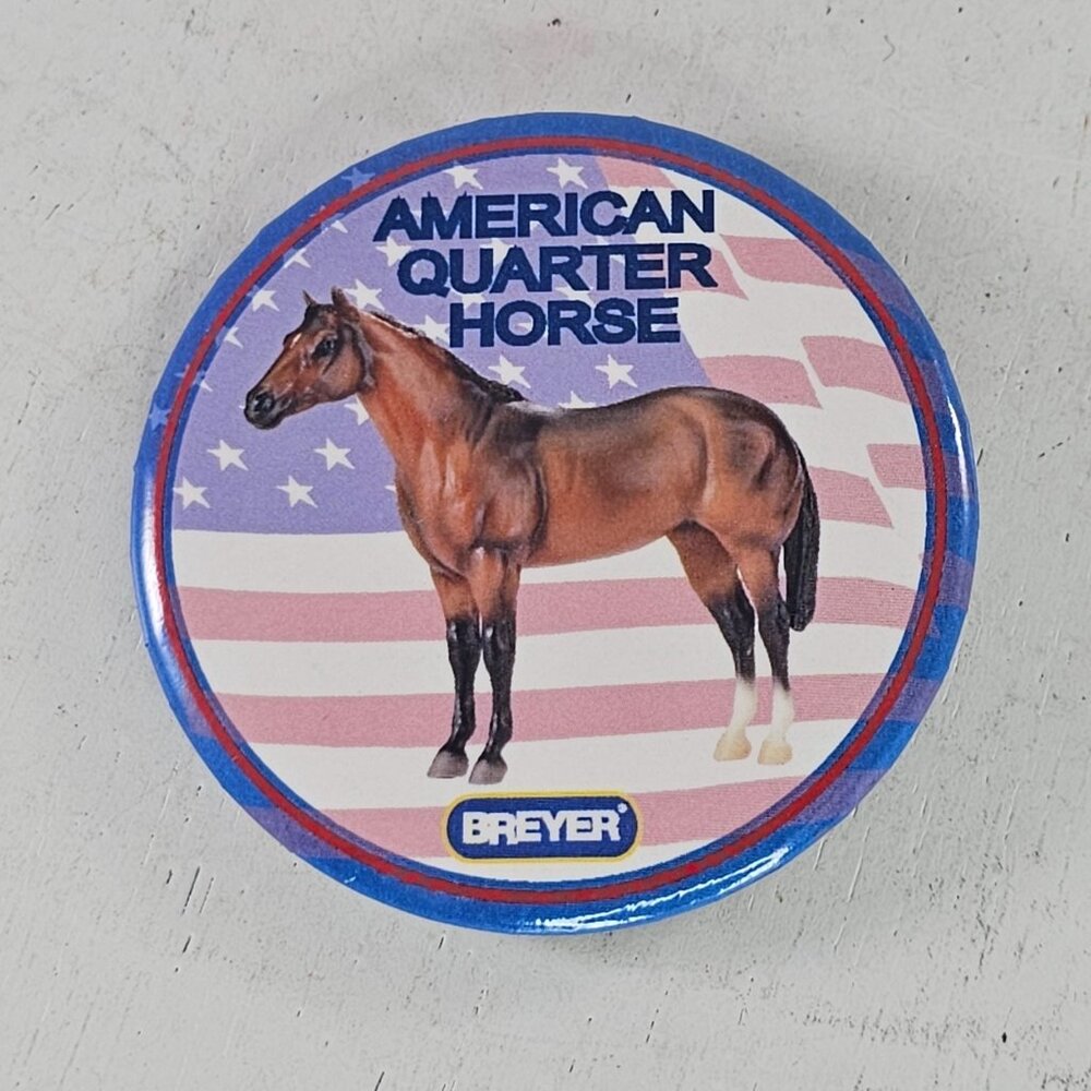 Breyer American Quarter Horse Pinback Button
